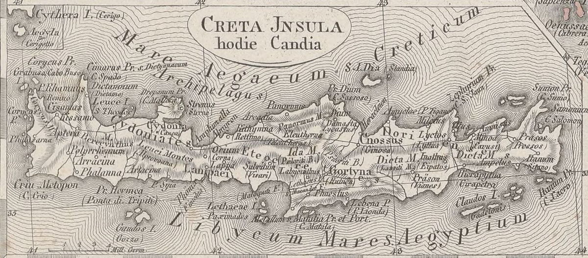 1834  Universae Graeciae Antiquae Tabula Geographica... : Kruse Friedrich.jpg